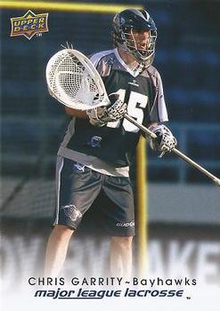 2010 Upper Deck Major League Lacrosse #26 Chris Garrity Front
